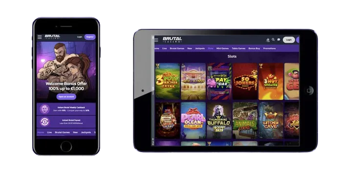 Capture d'écran de l'app Brutal Casino